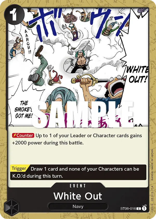 Carta White Out ST06-016