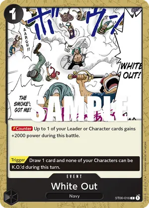 Carta White Out ST06-016