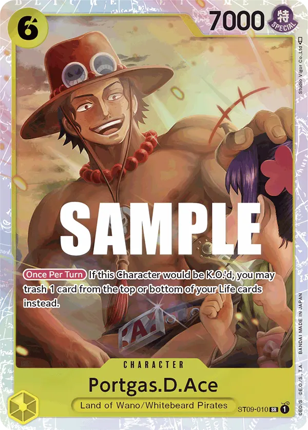 Portgas.D.Ace ST09-010 card