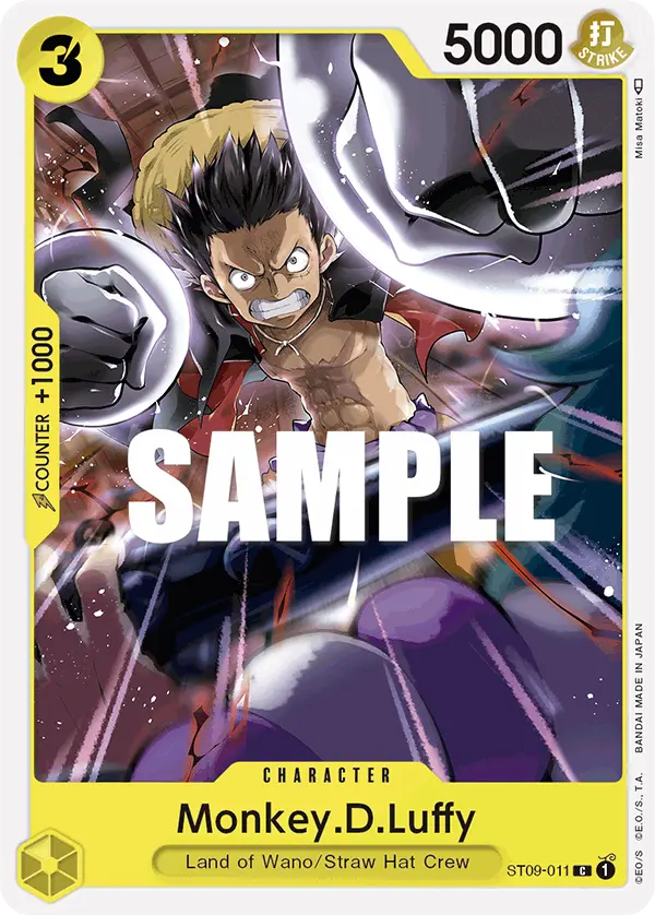 Monkey.D.Luffy ST09-011 card