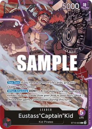 Carta Eustass"Captain"Kid ST10-003