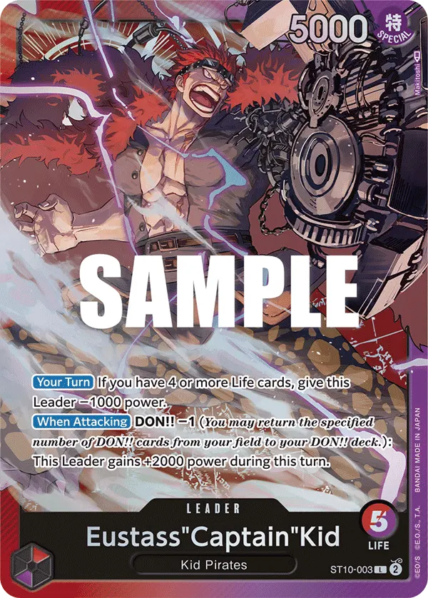 Carta Eustass"Captain"Kid ST10-003