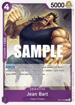 Carta Jean Bart ST10-009