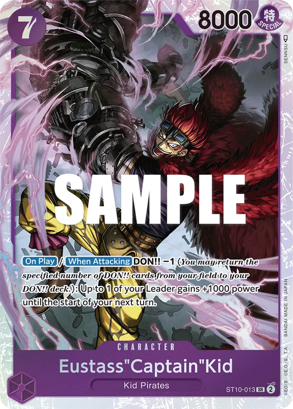 Carta Eustass"Captain"Kid ST10-013