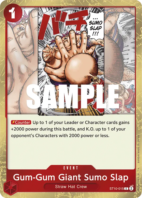 Carta Gum-Gum Giant Sumo Slap ST10-015