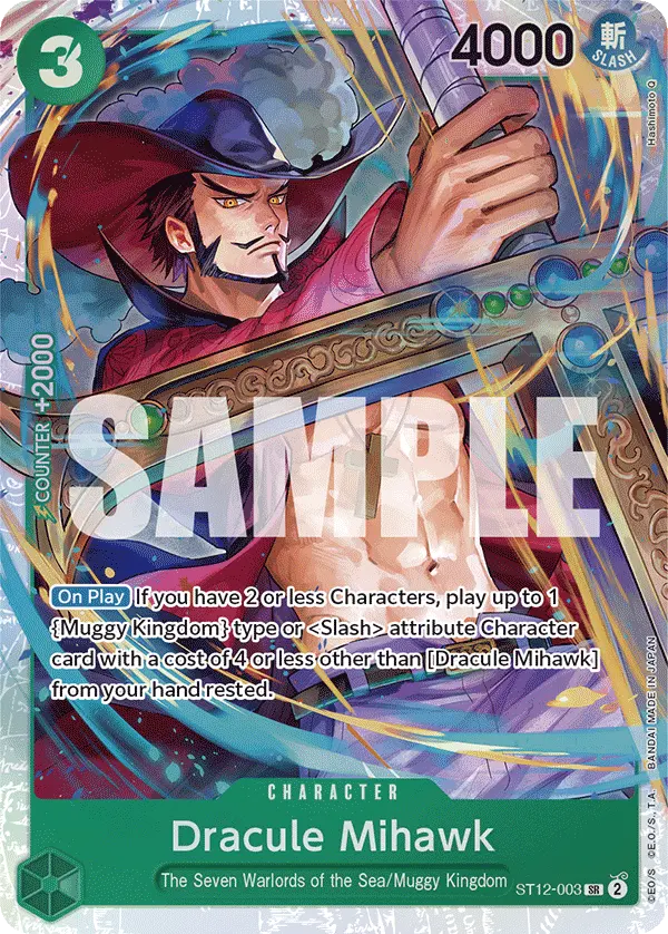 Carta Dracule Mihawk ST12-003