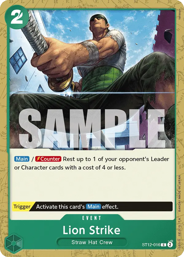 Lion Strike ST12-016 card