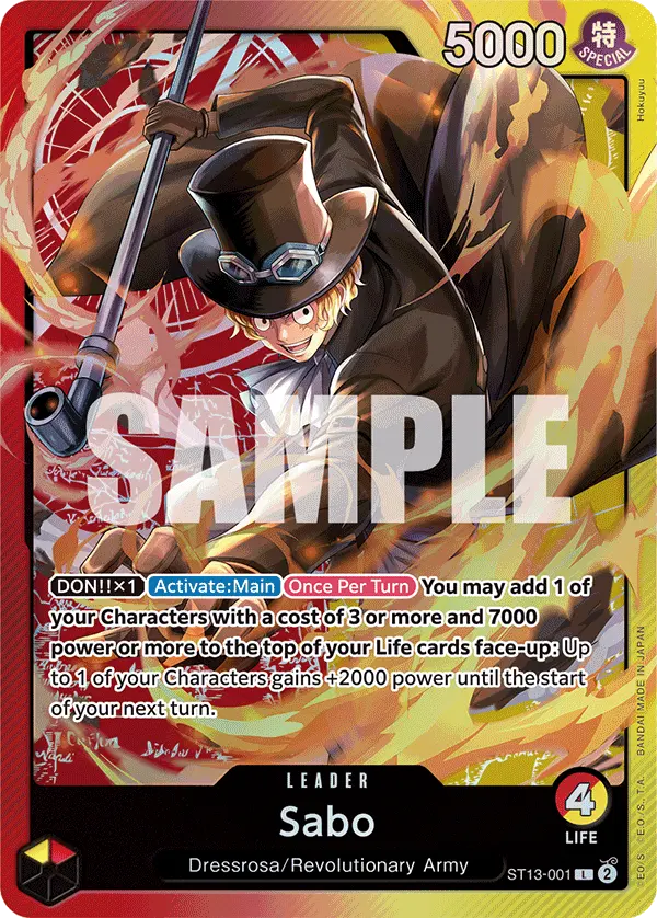 Carta Sabo ST13-001
