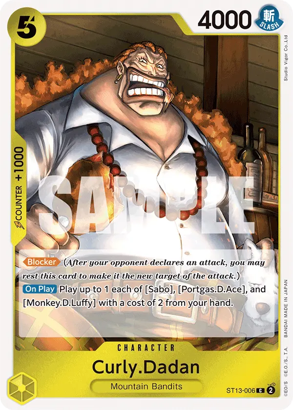 Carta Curly.Dadan ST13-006