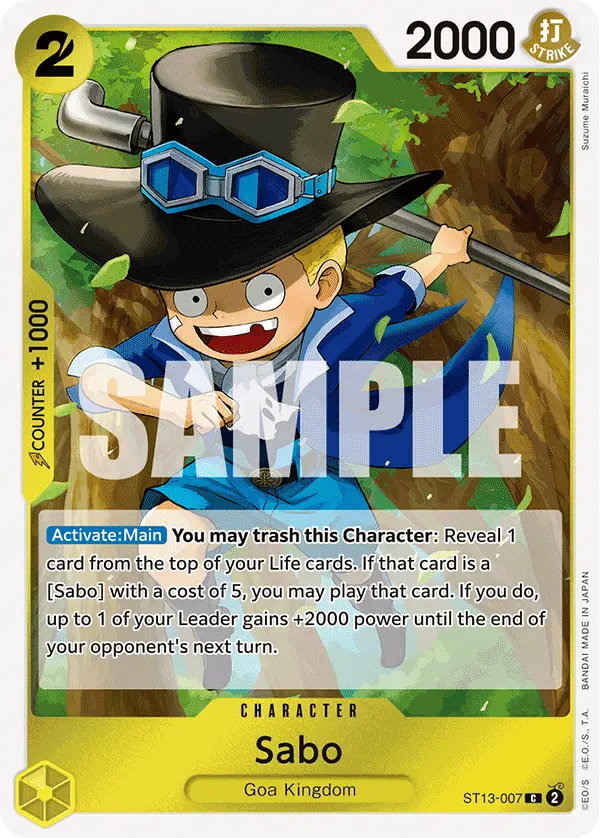 Carta Sabo ST13-007