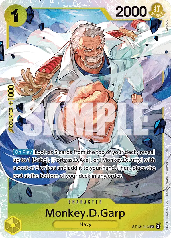 Monkey.D.Garp ST13-013 card