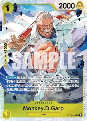 Carta Monkey.D.Garp ST13-013