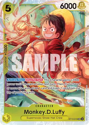 Carta Monkey.D.Luffy ST13-015