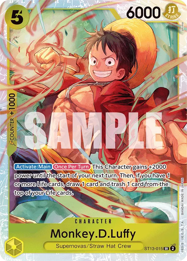 Carta Monkey.D.Luffy ST13-015