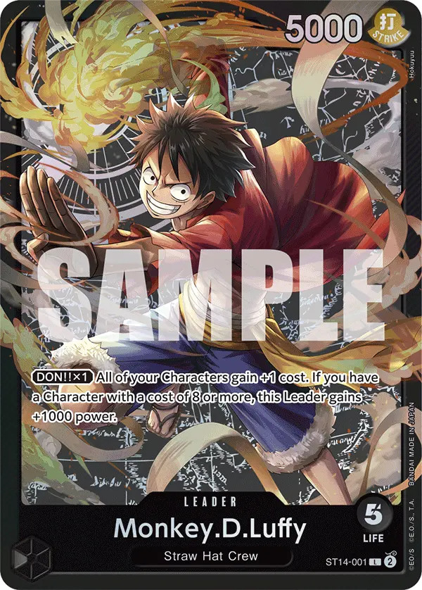 Carta Monkey.D.Luffy ST14-001