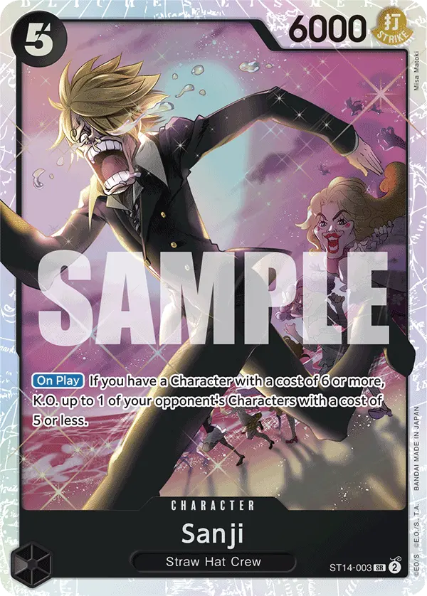 Carta Sanji ST14-003