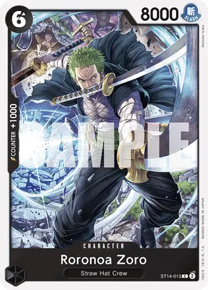 Carta Roronoa Zoro ST14-013
