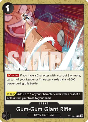 Carta Gum-Gum Giant Rifle ST14-014