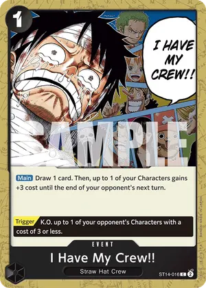 Carta I Have My Crew!! ST14-016