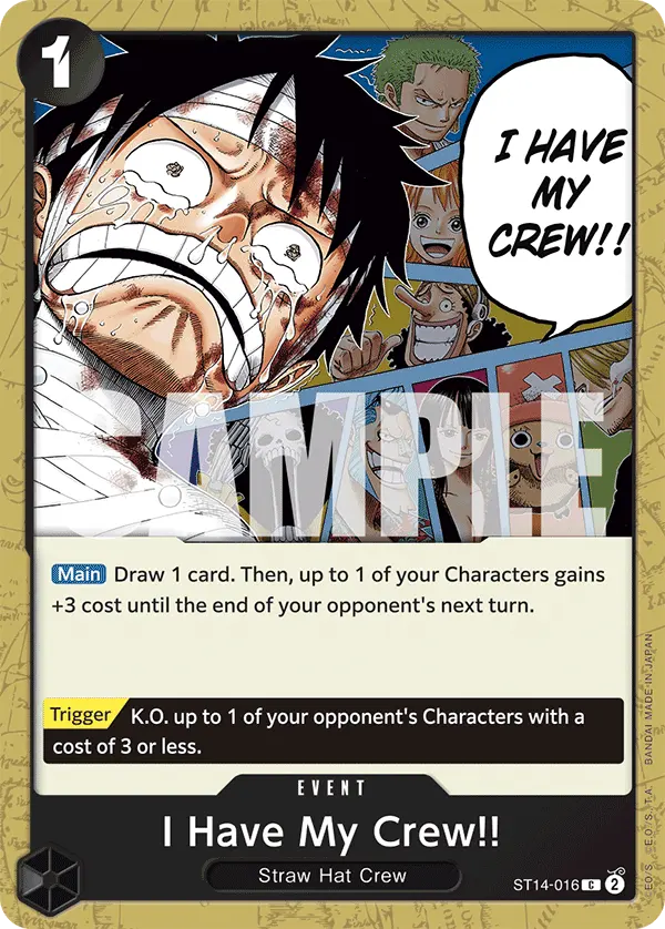 I Have My Crew!! ST14-016 card