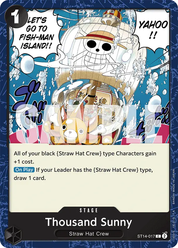 Carta Thousand Sunny ST14-017
