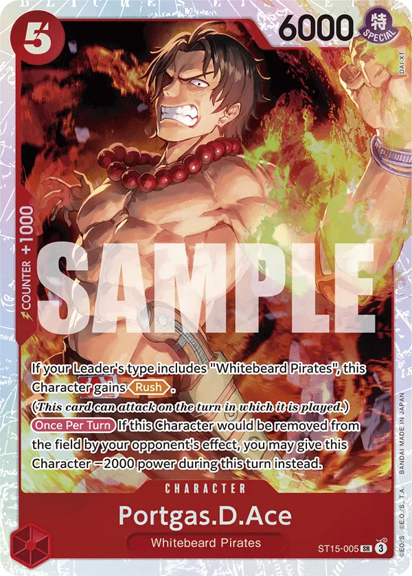 Carta Portgas.D.Ace ST15-005