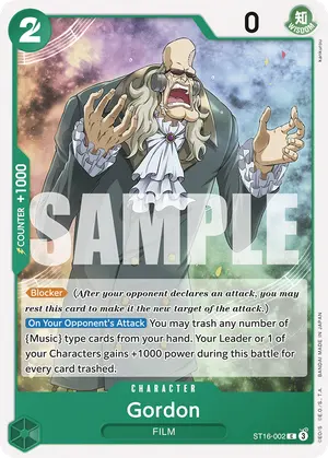Carta Gordon ST16-002