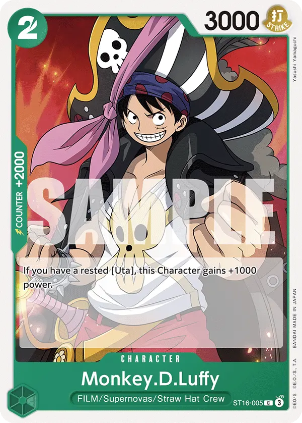 Carta Monkey.D.Luffy ST16-005