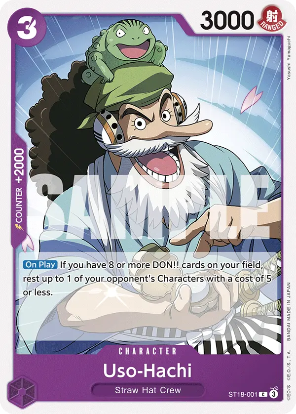 Uso-Hachi ST18-001 card