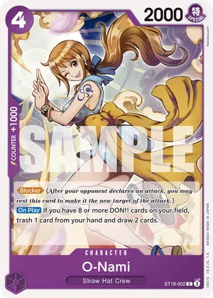 Carta O-Nami ST18-002