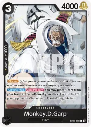 Carta Monkey.D.Garp ST19-005