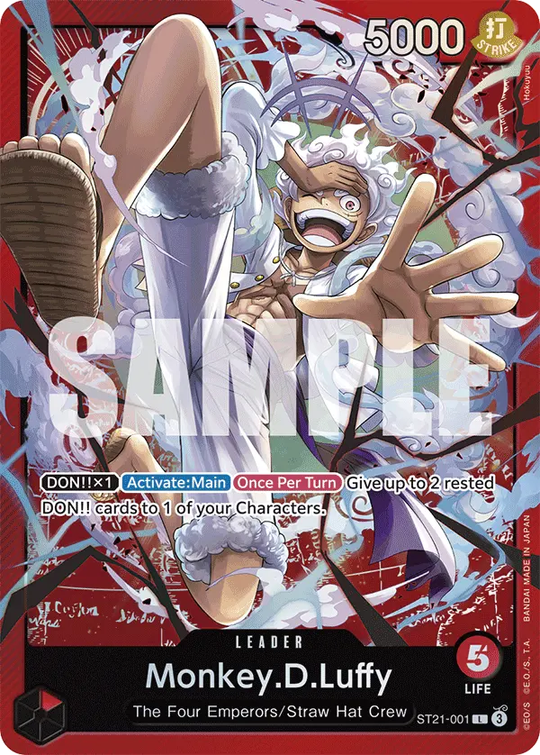 Carta Monkey.D.Luffy ST21-001