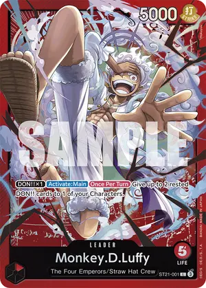 Carta Monkey.D.Luffy ST21-001