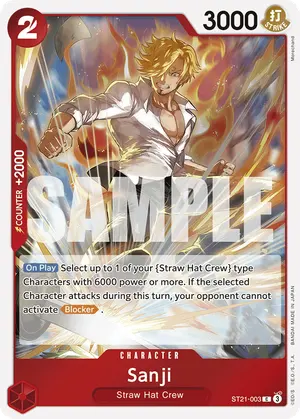 Carta Sanji ST21-003