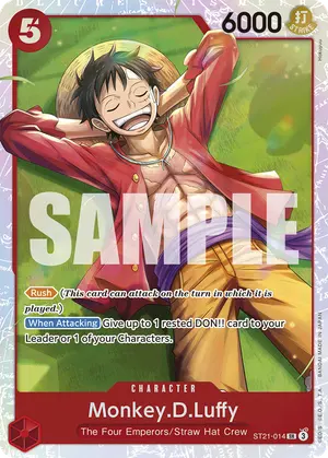 Carta Monkey.D.Luffy ST21-014