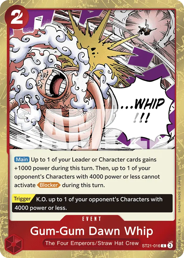 Carta Gum-Gum Dawn Whip ST21-016