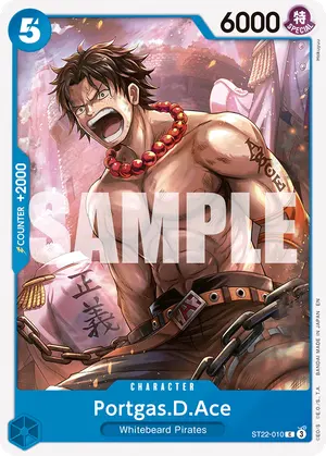 Carta Portgas.D.Ace ST22-010