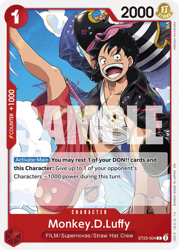 Monkey.D.Luffy ST23-004 card