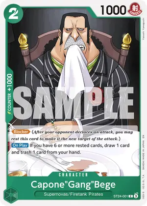Carta Capone"Gang"Bege ST24-001