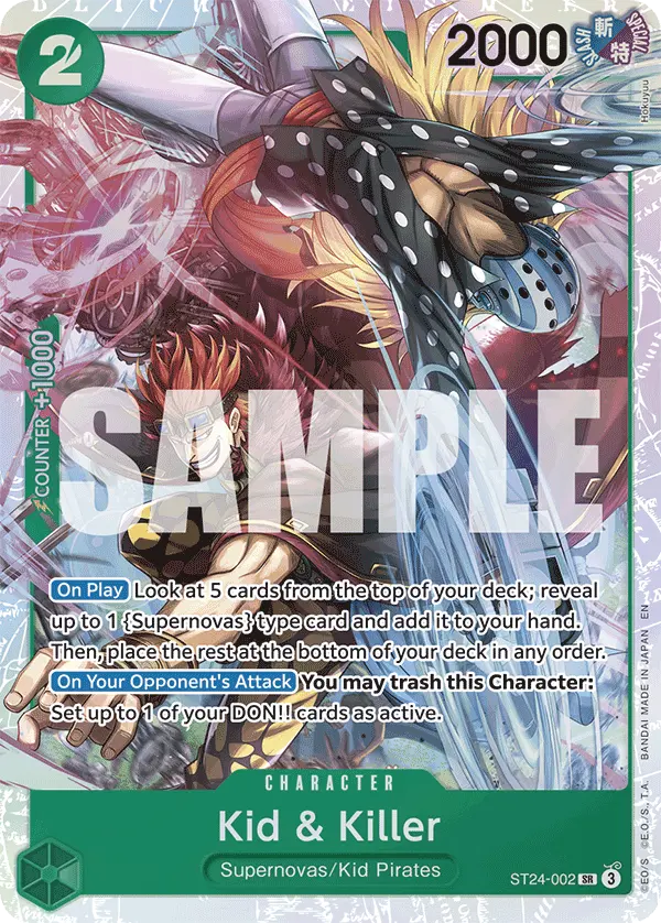 Carta Kid & Killer ST24-002