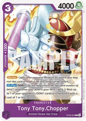Carta Tony Tony.Chopper ST26-002