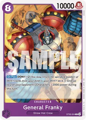 Carta General Franky ST26-004