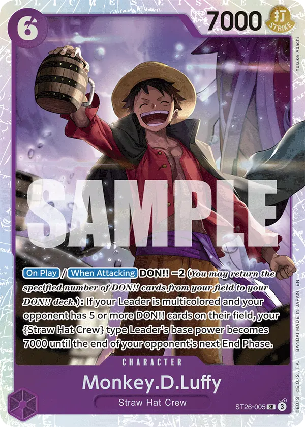Carta Monkey.D.Luffy ST26-005