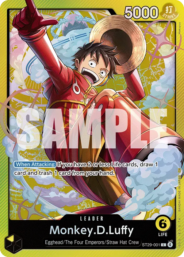 Monkey.D.Luffy ST29-001 card