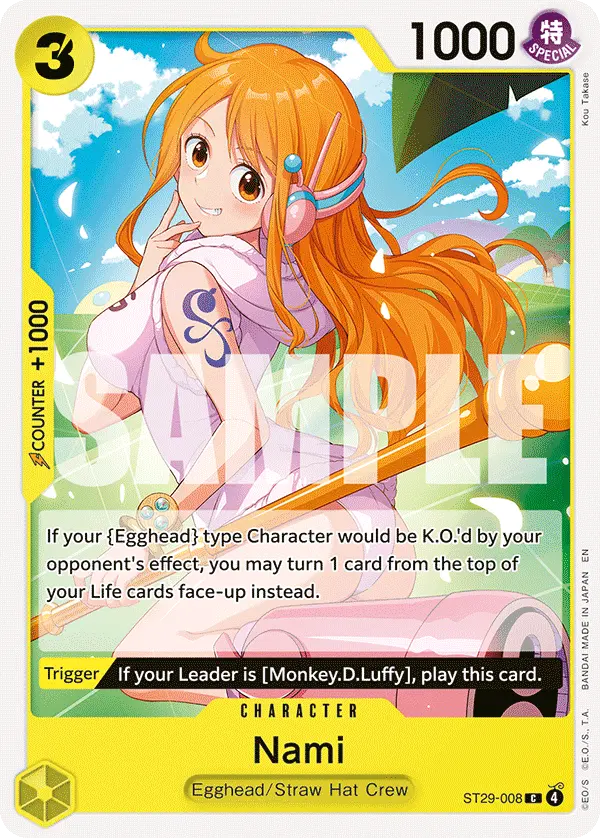Nami ST29-008 card
