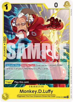 Carta Monkey.D.Luffy ST29-012