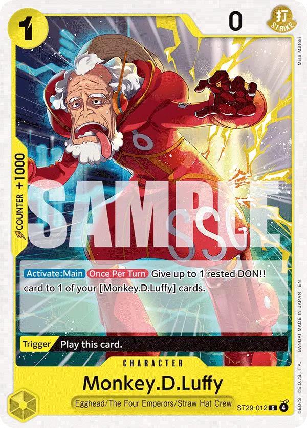 Carta Monkey.D.Luffy ST29-012
