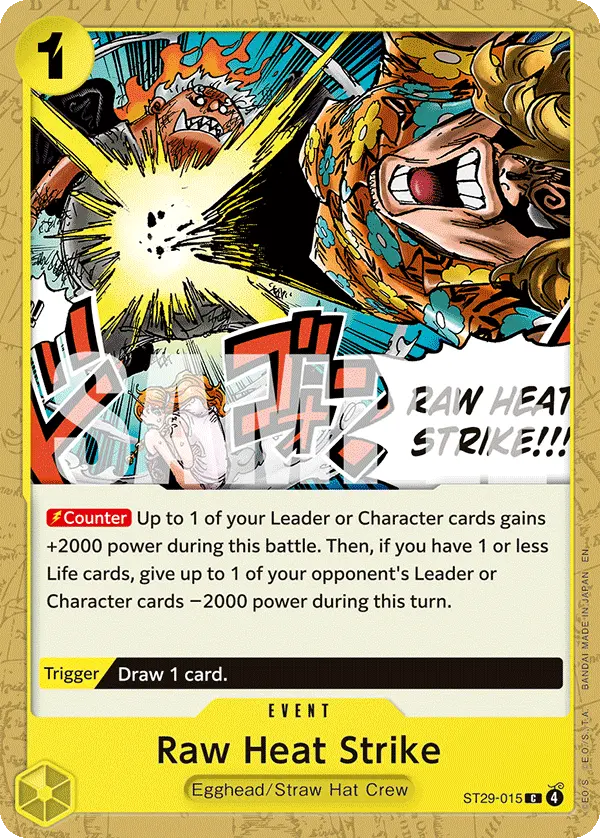 Carta Raw Heat Strike ST29-015