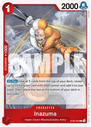 Carta Inazuma ST30-002