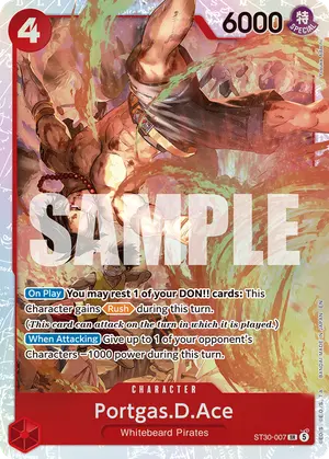 Carta Portgas.D.Ace ST30-007